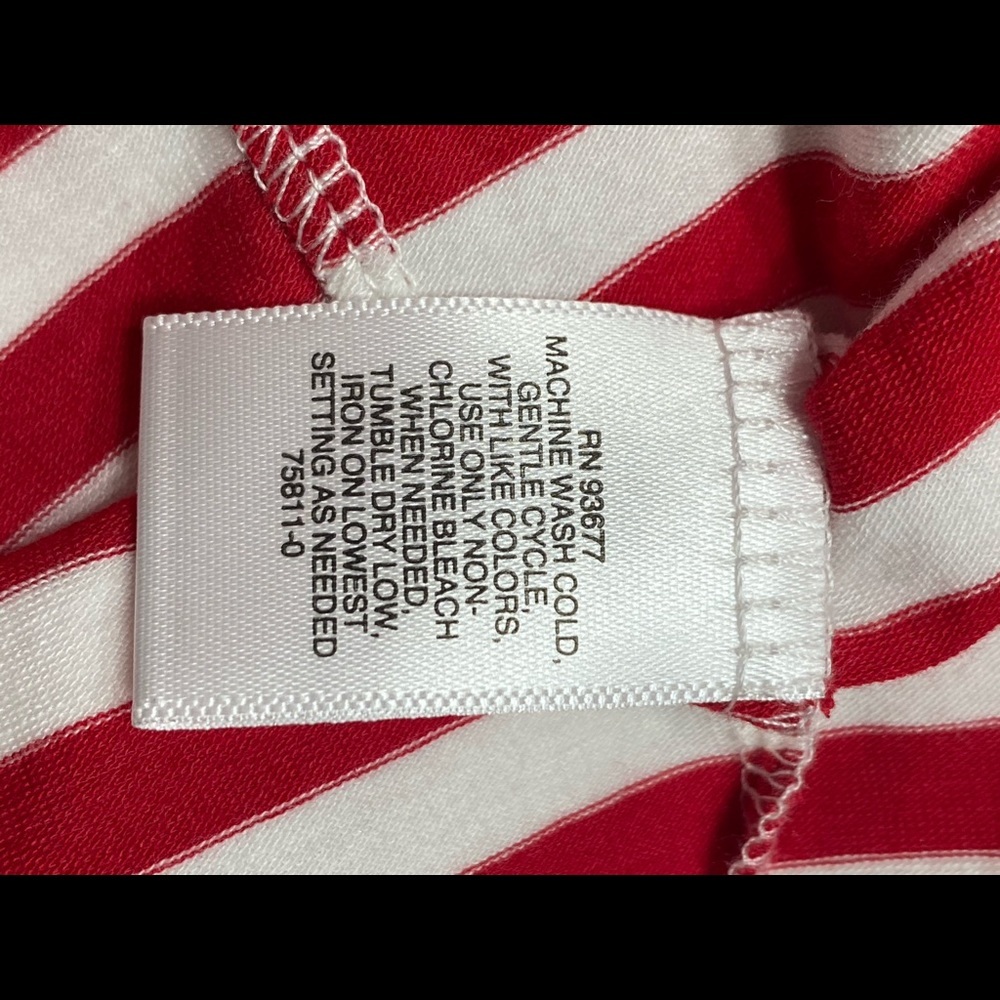 NWT S LizClaiborne ShortSleeve Striped A-LineDress - Picture 10 of 10